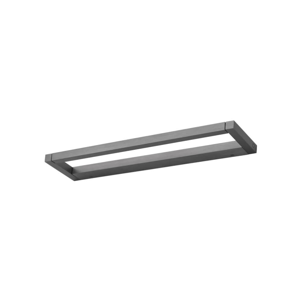 PURE LED-Wandleuchte Puro grau Breite 50 cm Aluminium Dimmer