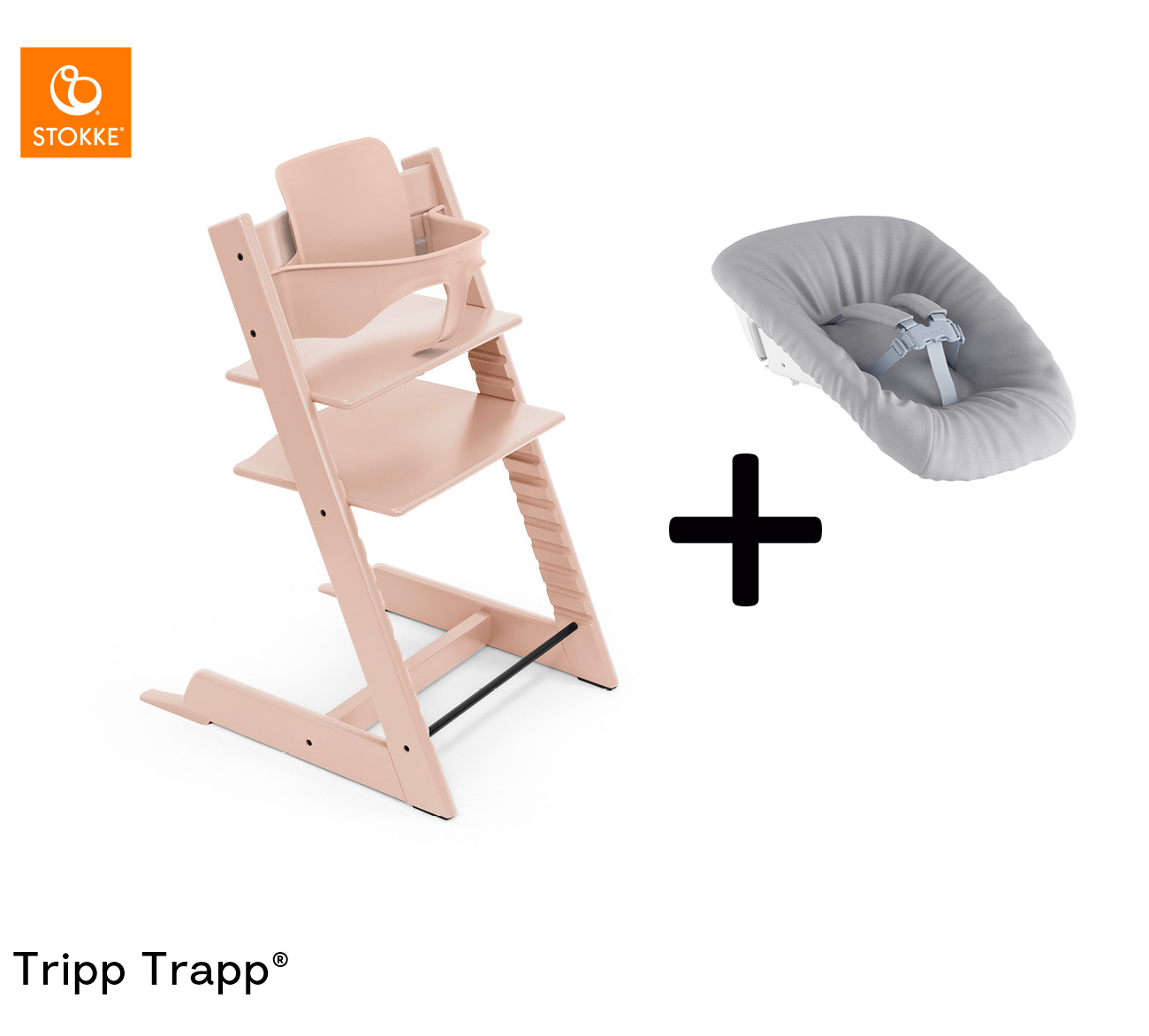 Stokke Tripp Trapp Compleet + Newborn Set™ - Serene Pink (V2)