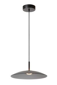 Lucide LED Pendelleuchte Menga in Rauchglas und Schwarz 11W 360lm