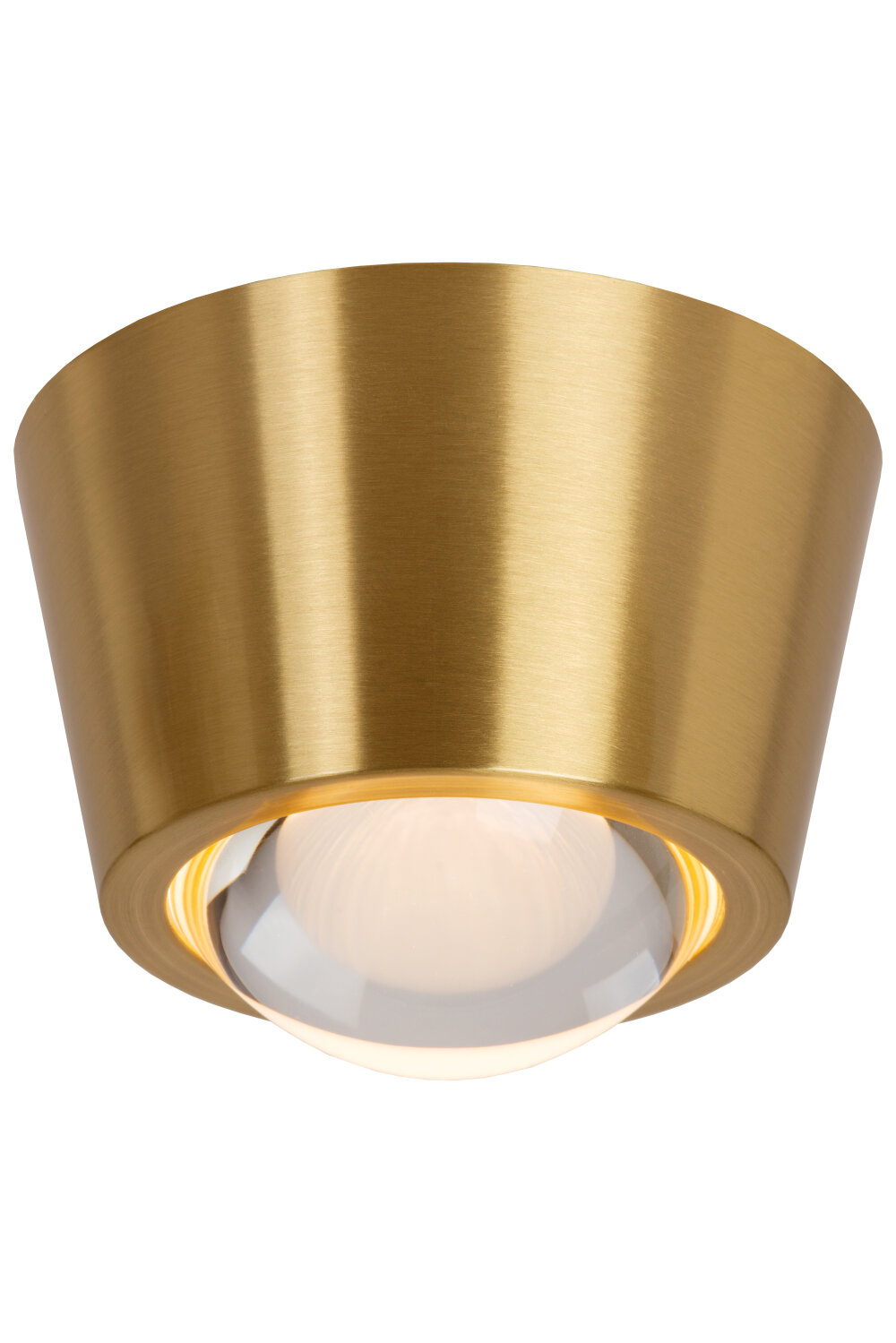 Lucide LED Deckenleuchte Rigon in Gold-matt und Transparent 7W 330lm