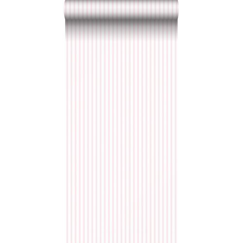 Sanders & Sanders Behang Strepen Licht Roze En Wit - 53 Cm X 10 M - 640475