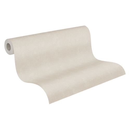 A.S. Création Behang Effen Beige - 53 Cm X 10,05 M - As-393392