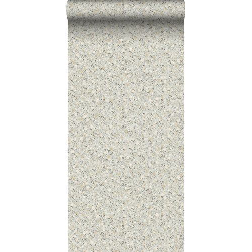 Sanders & Sanders Behang Bloemetjes Vergrijsd Groen En Beige - 53 Cm X 10 M - 640397