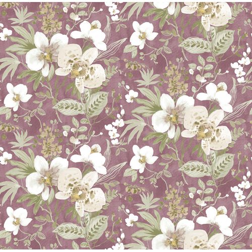 Sanders & Sanders Behang Bloemen Oudroze - 53 Cm X 10 M - 640392