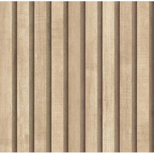 Sanders & Sanders Behang Houten Wandpanelen 3d Beige - 53 Cm X 10 M - 640049