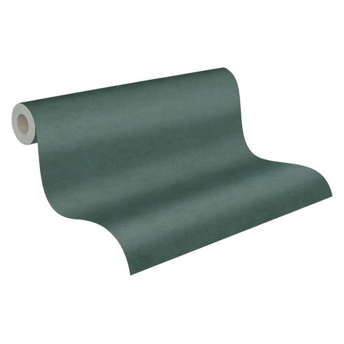 A.S. Création Behang Effen Groen - 53 Cm X 10,05 M - As-393411