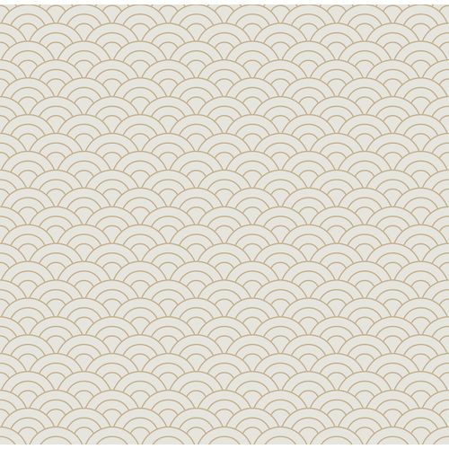 Sanders & Sanders Behang Art Deco Bogen Beige - 53 Cm X 10 M - 640362