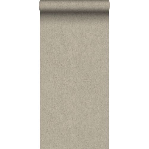 Sanders & Sanders Behang Linnenstructuur Donker Beige - 53 Cm X 10 M - 640531