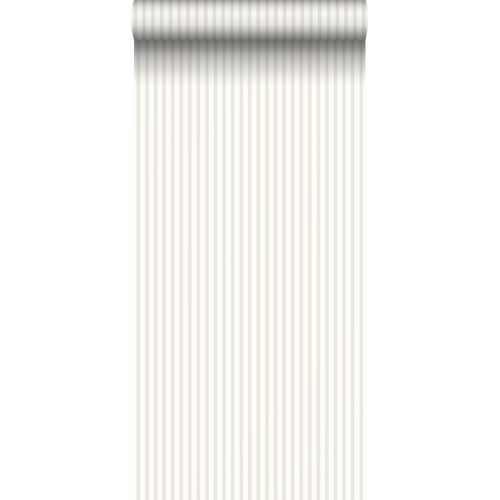 Sanders & Sanders Behang Strepen Beige En Wit - 53 Cm X 10 M - 640313