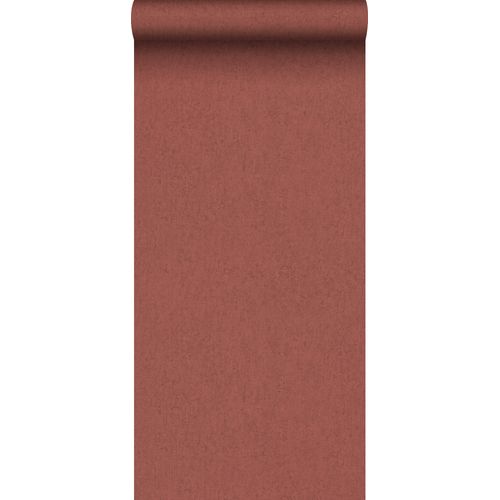 Sanders & Sanders Behang Linnenstructuur Terracotta - 53 Cm X 10 M - 640535