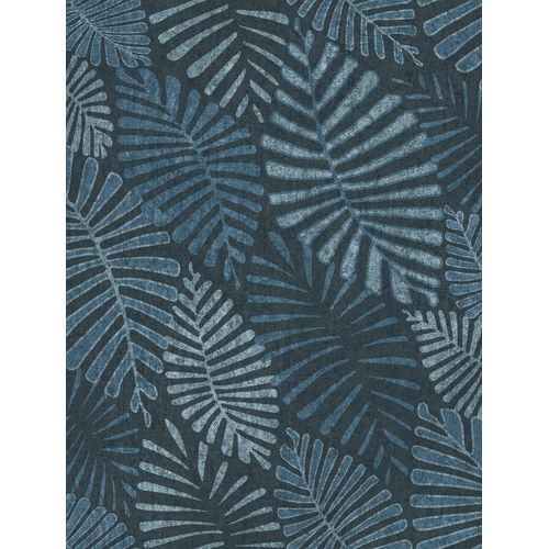 Sanders & Sanders Behang Bladeren Vergrijsd Blauw - 53 Cm X 10 M - 640502