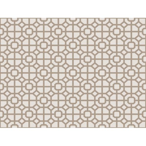 Sanders & Sanders Behang Geometrische Vormen Donker Beige - 53 Cm X 10 M - 640201