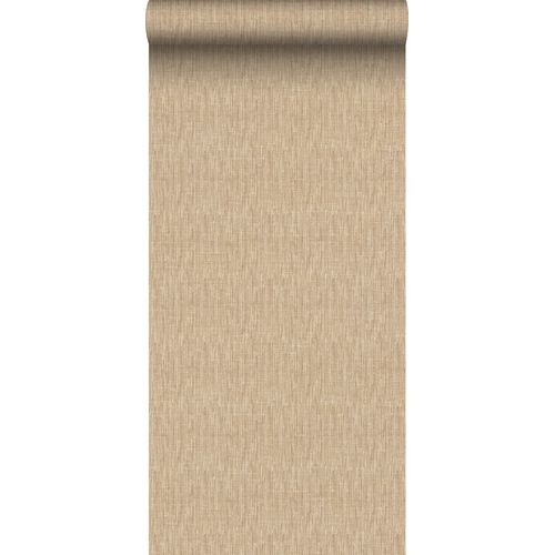 Sanders & Sanders Behang Linnenstructuur Zand Beige - 53 Cm X 2.8 M - 640211