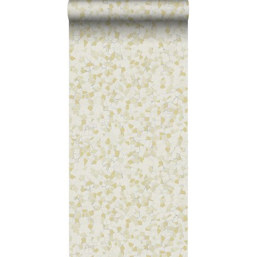 Sanders & Sanders Behang Mosaic Tiles Geel - 53 Cm X 10 M - 640014