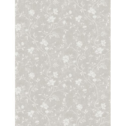 Sanders & Sanders Behang Bloemetjes Beige En Wit - 53 Cm X 10 M - 640194