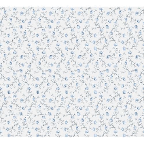 Sanders & Sanders Behang Bloemetjes Blauw - 53 Cm X 10 M - 640184