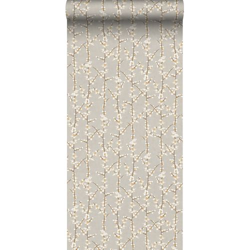 Sanders & Sanders Behang Bloesemtak Beige En Wit - 53 Cm X 10 M - 640180