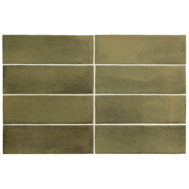 Equipe Ceramicas Equipe Cerámicas Premium Koko voor wand- en vloertegel - 15x5cm - 8mm - Groen SW07314986-1