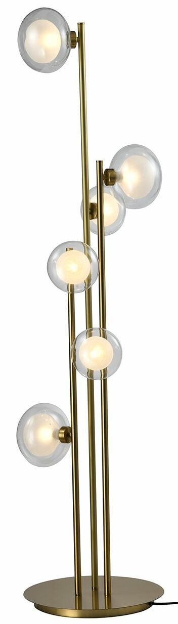 Vloerlamp Luva brass