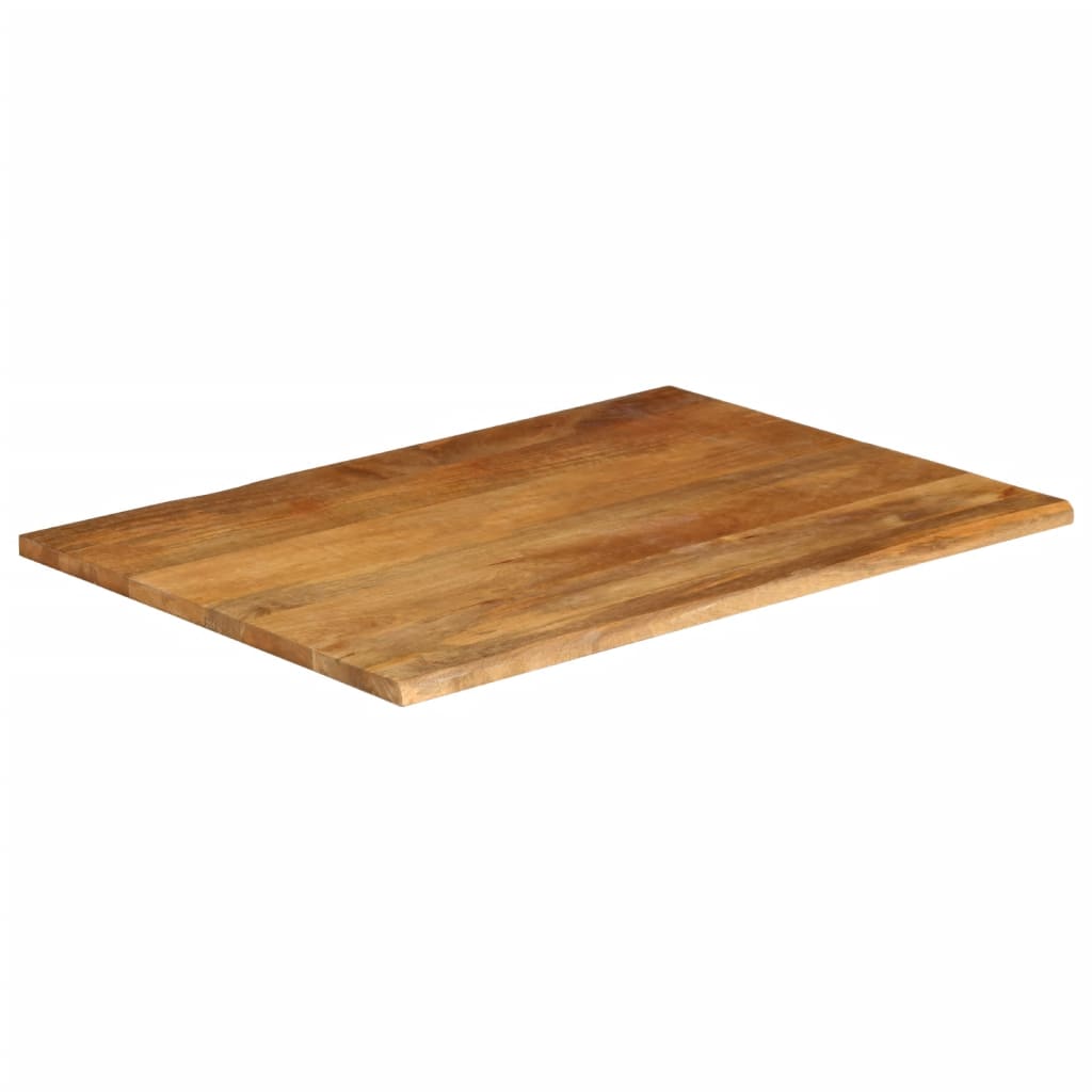 VidaXL Tafelblad met natuurlijke rand 110x80x3,8 cm massief mangohout