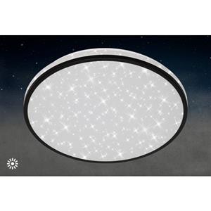 Briloner LED-Deckenleuchte 'Nigra' mit Sternendekor 24 W 2200 lm &Oslash; 38 cm