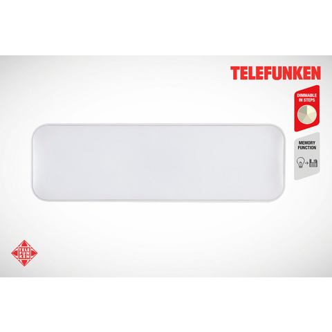 Telefunken LED-Deckenleuchte 'KISTA' weiß 24 W 60,5 x 18,5 x 5,5 cm