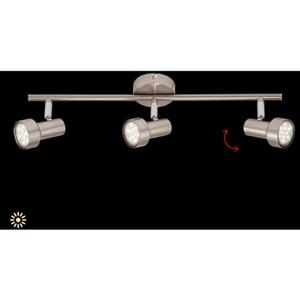 Briloner LED-Strahler 'Sub' nickelfarben 3-flammig