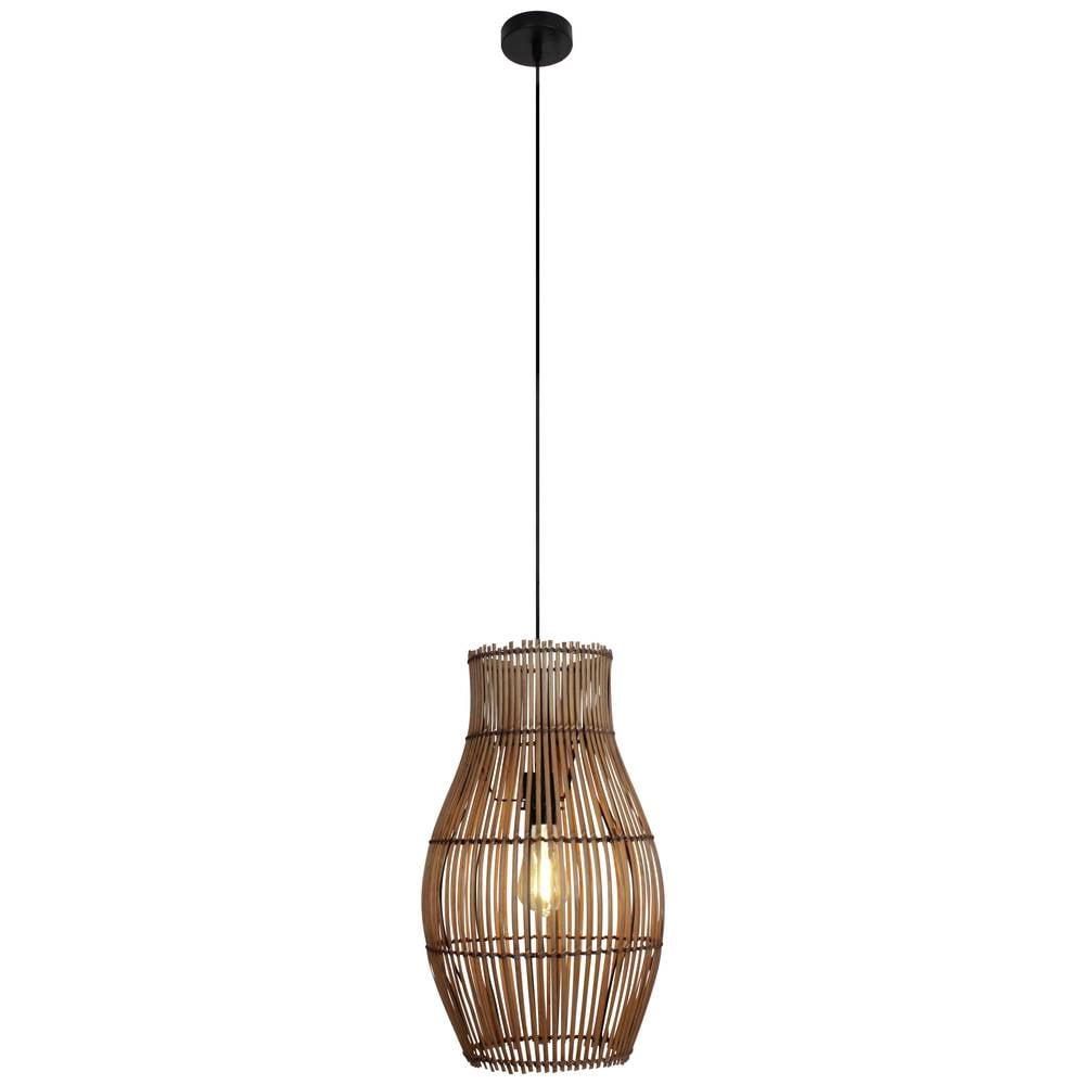 Eco-Light Hängeleuchte Bamboo, braun, Höhe 48 cm, Ø 30 cm