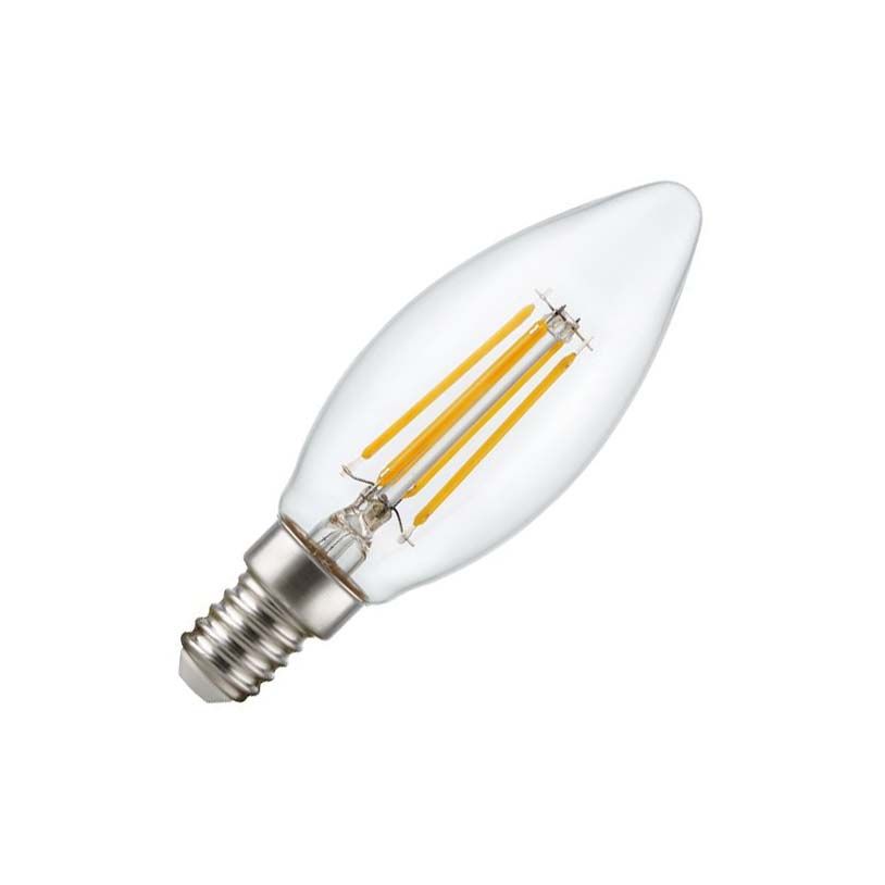 SPL | LED Filament | Kleine fitting E14 | Kaarslamp | Helder | 4.7W | Dimbaar