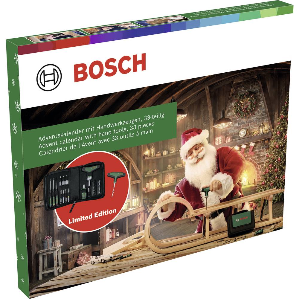 Bosch Home and Garden Handwerkzeug Adventskalender 2024 Adventskalender Gereedschap