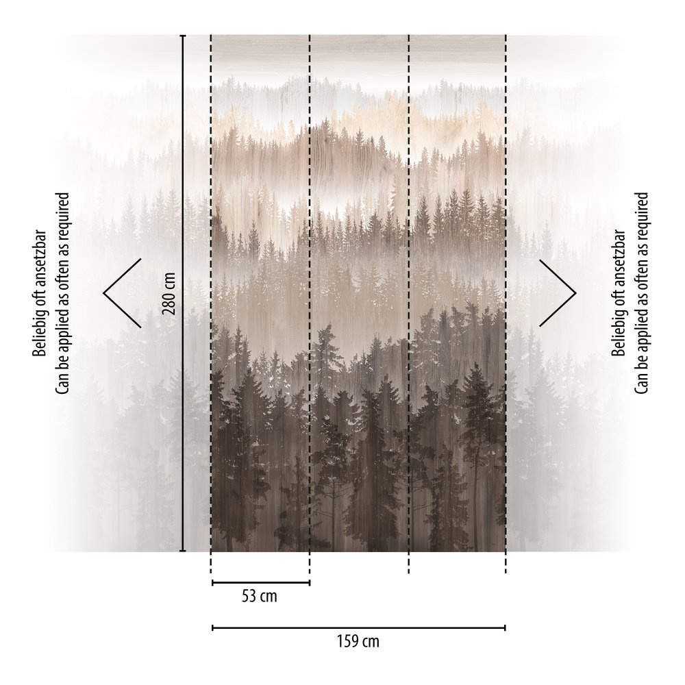 Livingwalls Metropolitan Stories. Travel Stories - Bruin - Landschap - 391812