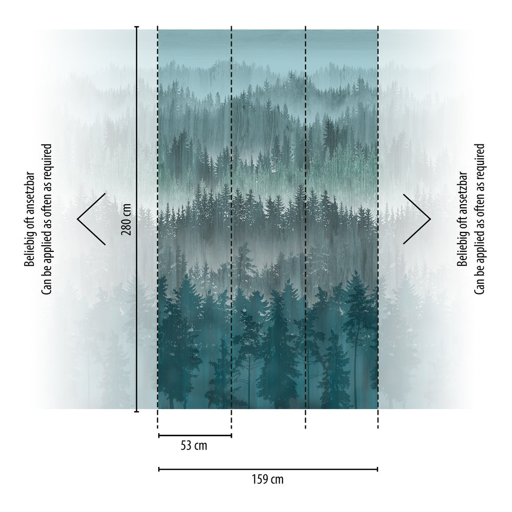 Livingwalls Metropolitan Stories. Travel Stories - Blauw - Landschap - 391813