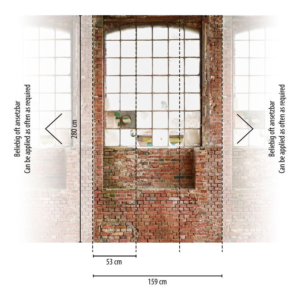 Livingwalls The Wall II - Bruin - Fabriekshal - 392421