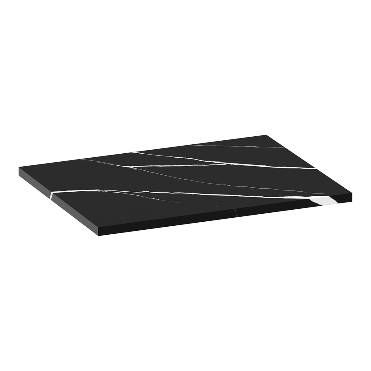 Brauer Mirage toppaneel marmerlook 60cm nero marquina