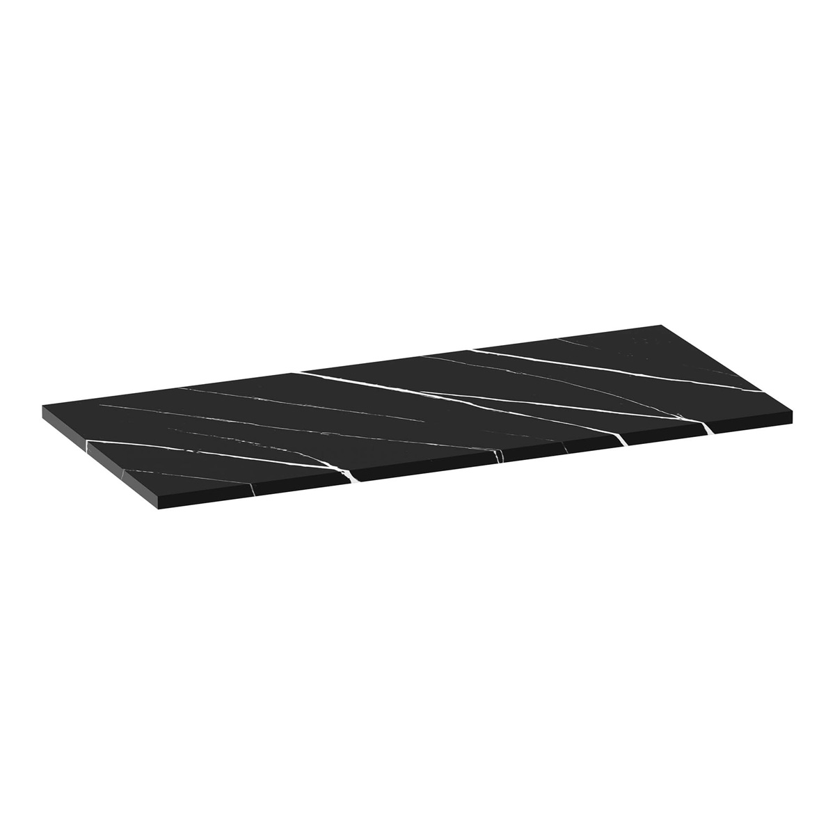 Brauer Mirage toppaneel marmerlook 100cm nero marquina