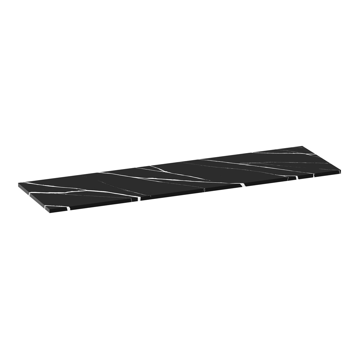 Brauer Mirage toppaneel marmerlook 160cm nero marquina