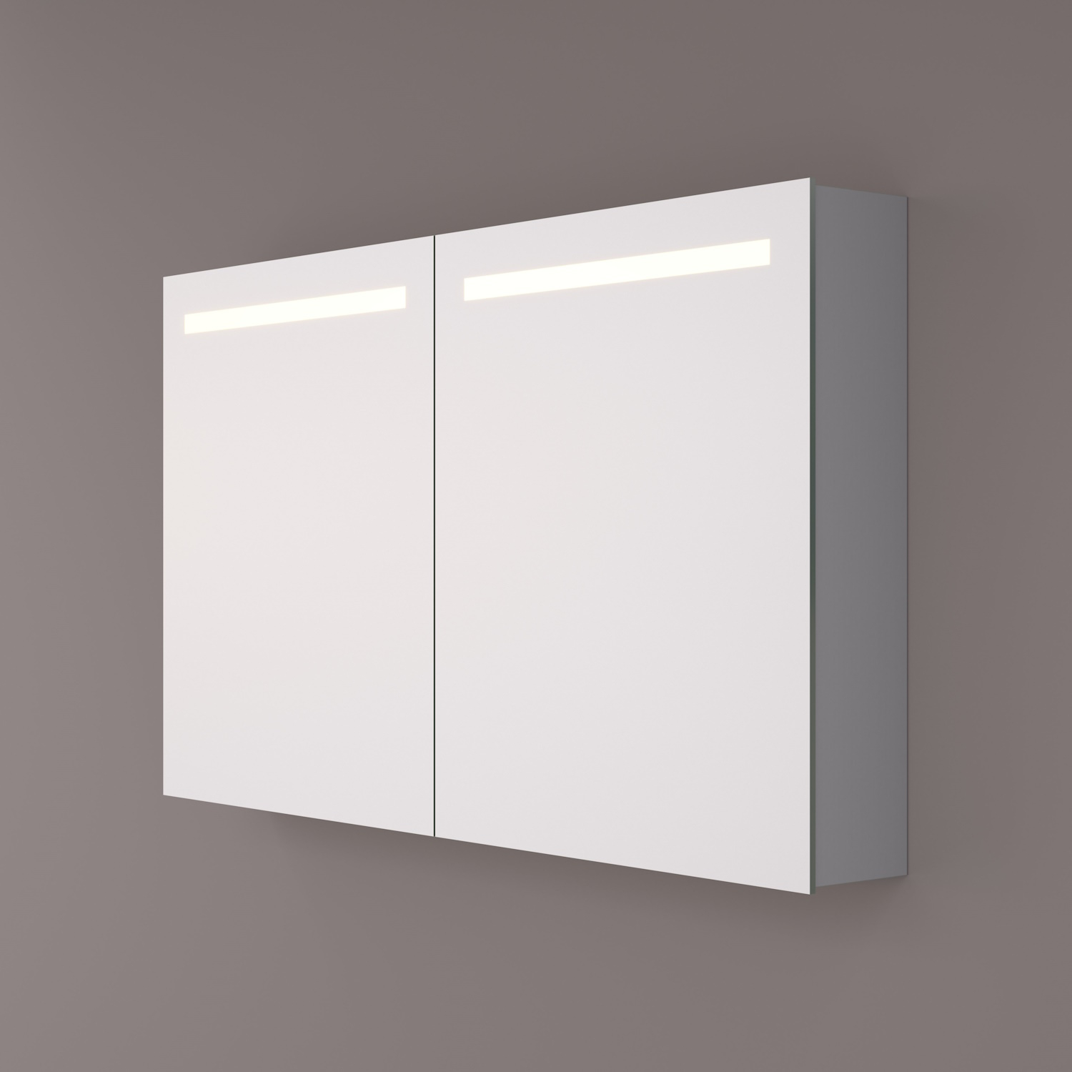 Hipp Design Spiegelkast  SPK 51000 Rechthoek Met Verlichting Incl. Spiegelverwarming en Stopcontact (Alle Maten)