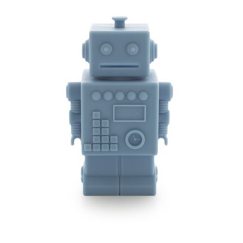 KG Design Robot spaarpot blauw