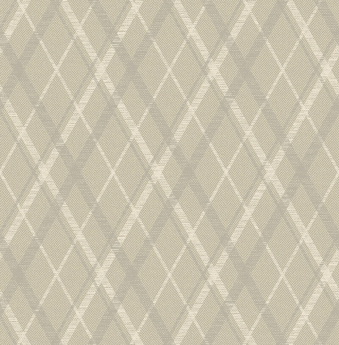 Dutch Wallcoverings Sauvage Ruit - Beige