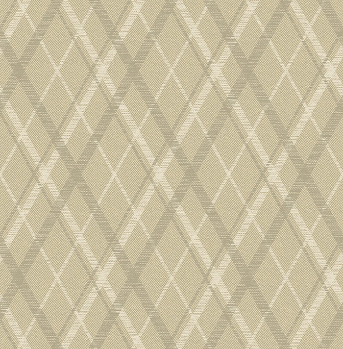 Dutch Wallcoverings Sauvage Ruit - Beige