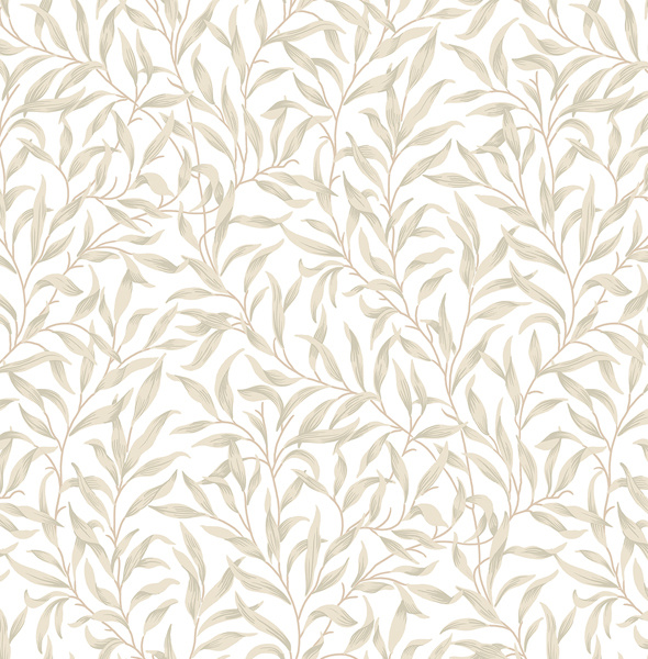 Dutch Wallcoverings British Heritage Blaadjes - Beige