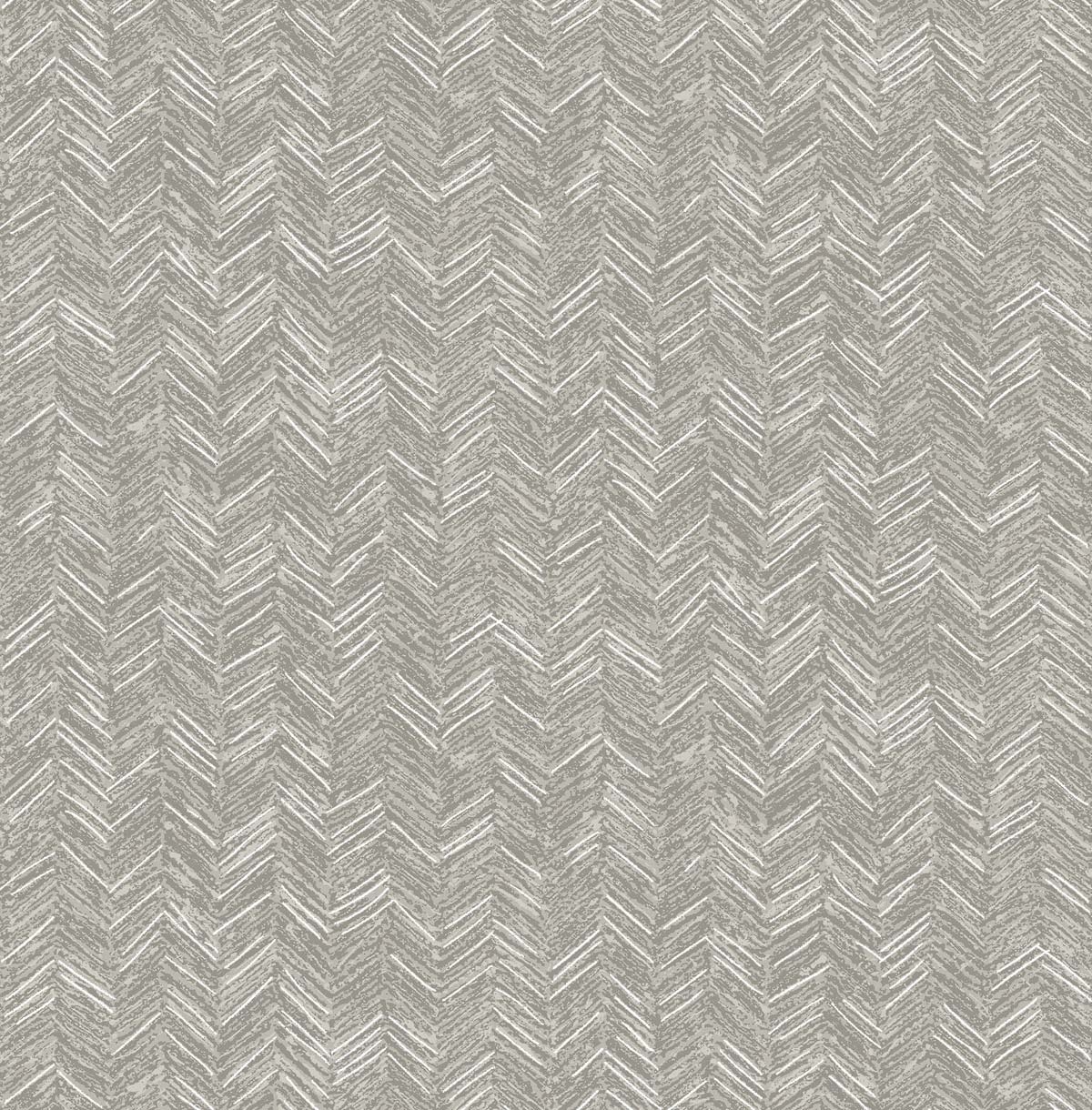 Dutch Wallcoverings Euphorie - Visgraat - Beige/Zilver