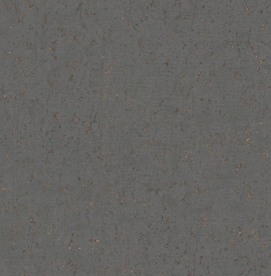 Dutch Wallcoverings Arber - Callie Charcoal - Grijs/Goud