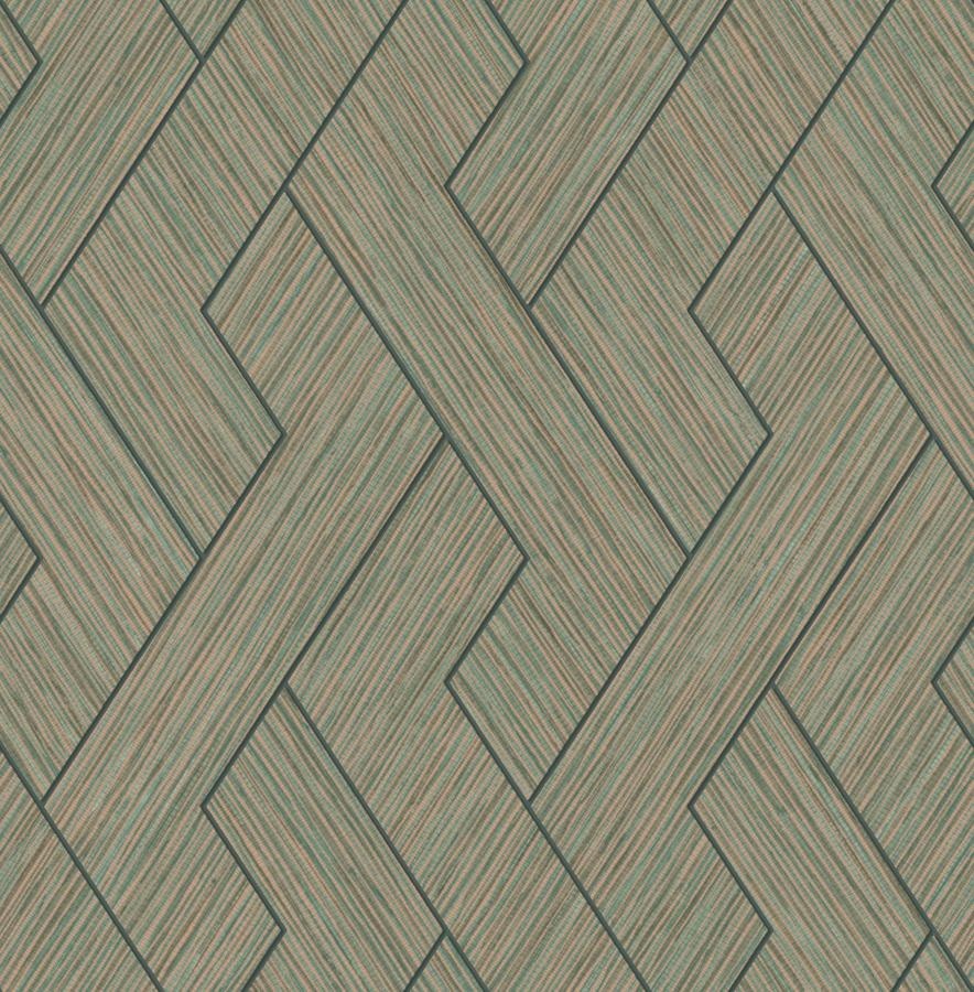 Dutch Wallcoverings Arber - Ember Emerald/Gold - Groen/Goud