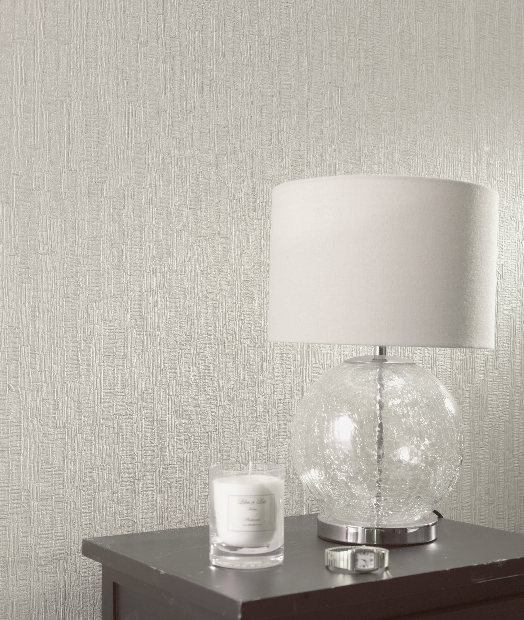 Dutch Wallcoverings Eleganza - Ornella Bark Grey - Grijs