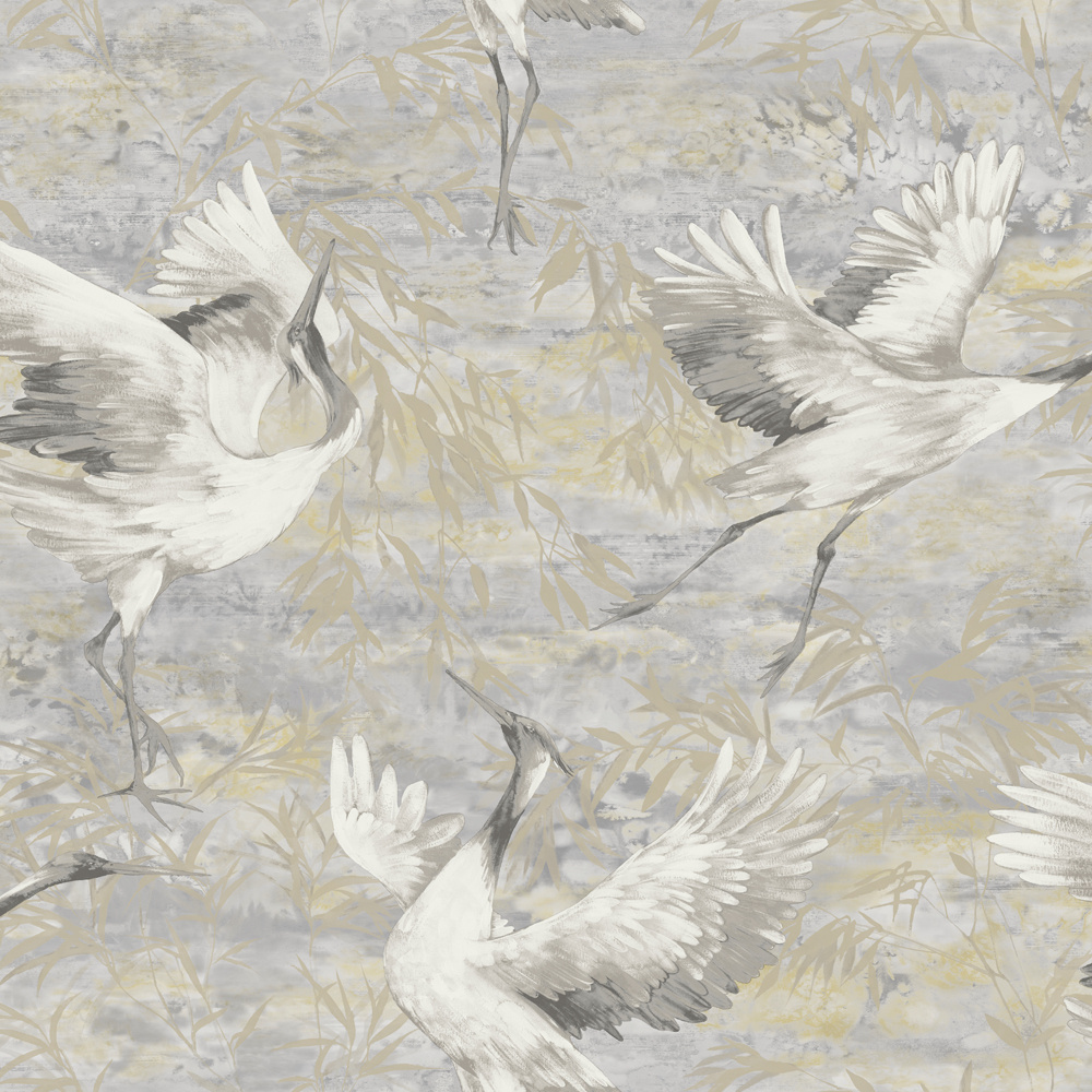 Dutch Wallcoverings Patagonia - Sarus - Grey