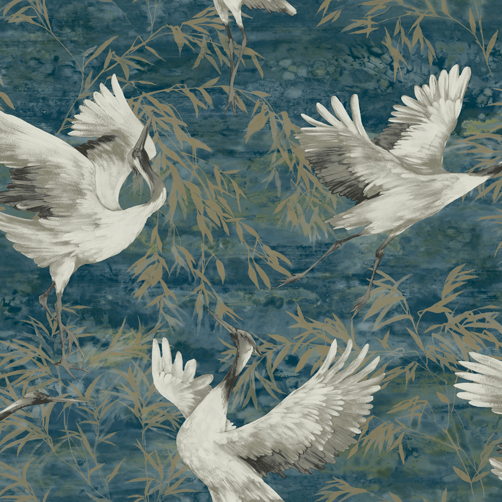 Dutch Wallcoverings Patagonia - Sarus - Teal