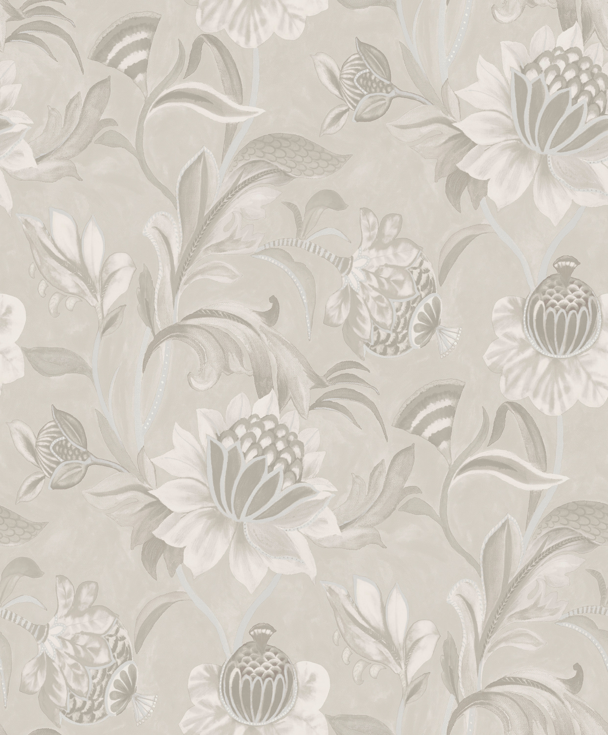 Dutch Wallcoverings Arabesque - Cecelia Dove Grey - Grijs