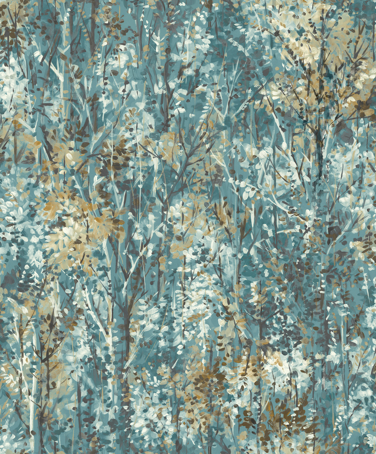 Dutch Wallcoverings Arabesque - Verdant Teal - Multi