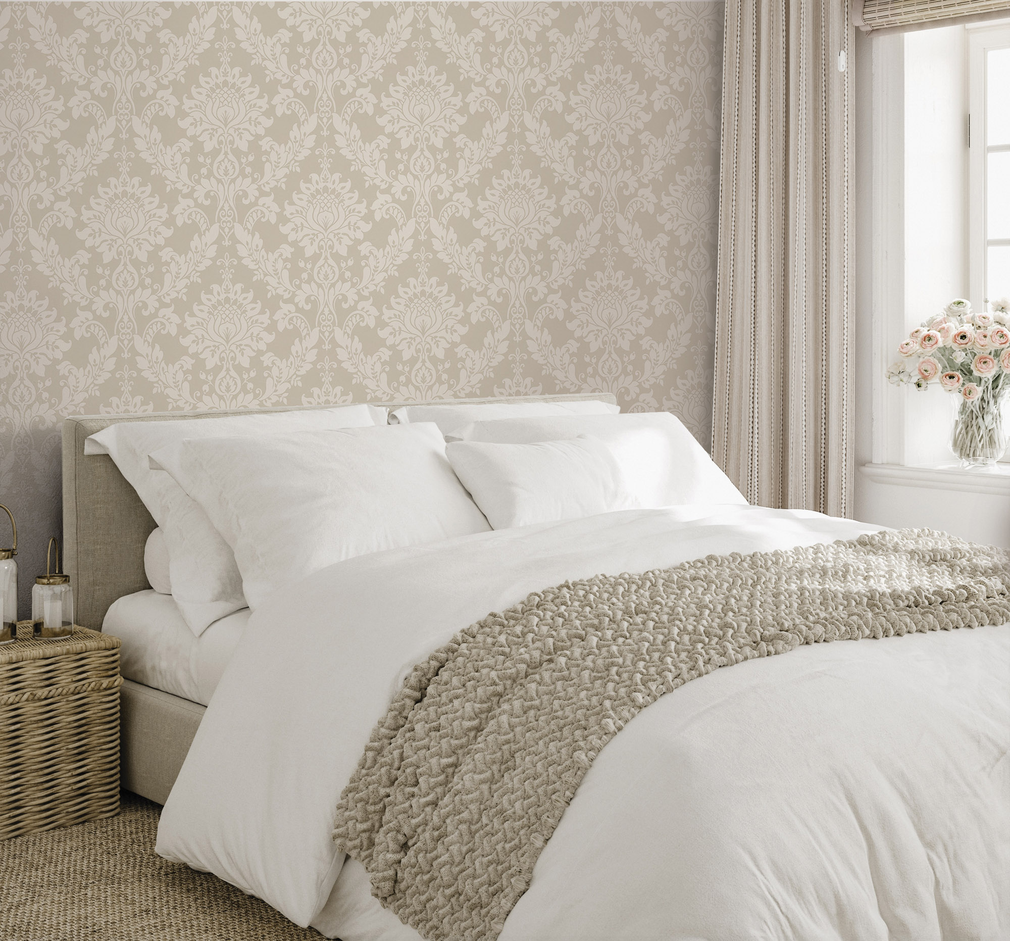 Dutch Wallcoverings Eleganza - Clara - Beige